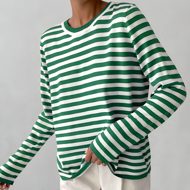 Rhea - Elegant striped shirt